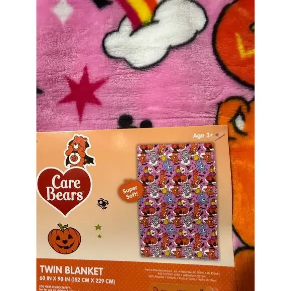 Care bears halloween twin blanket - Picture 3 of 3